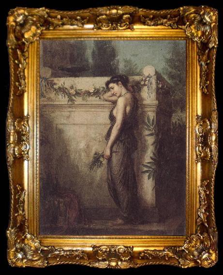 framed  John William Waterhouse Gone.But Not Forgotten, ta009-2